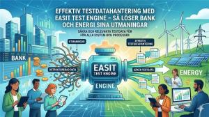 Easit Test Engine omvandlar ostrukturerad testdata från bank- och energisektorn till säker och effektiv testdata